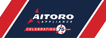 Red and navy logo for local appliance store in Norwalk, CT