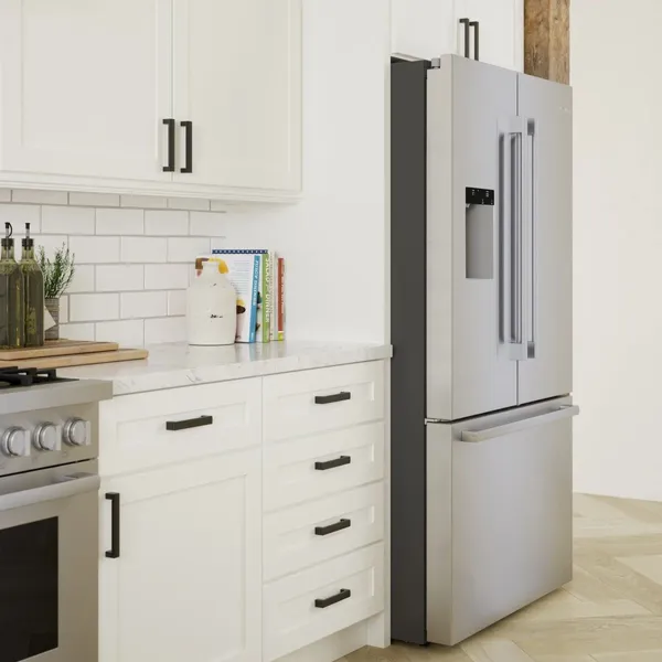 Bosch 500 Series B36FD52SNS refrigerator side view 