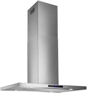 Front view of the Broan Elite series 36” island range hood