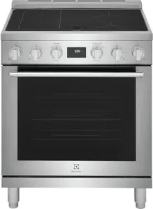 Front view of the Electrolux ECFI3068AS induction range 