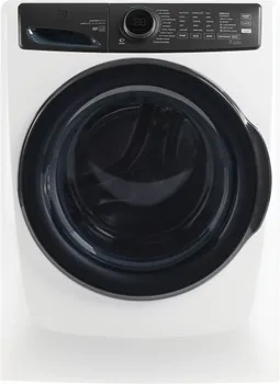Front view of the Electrolux ELFW7738AW front load washer