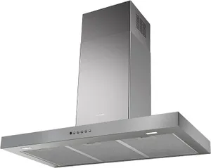 Front view of the Faber Stilo series 36” wall mounted range hood