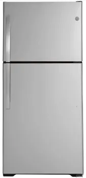 Front view of the GE GTS22KYNRFS refrigerator