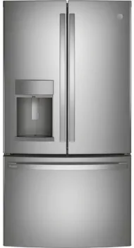 Front view of the GE Profile PFE28KYNFS refrigerator