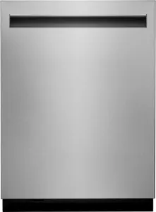 Front view of the JennAir JDPSG244PS dishwasher