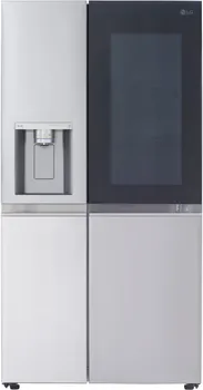 Front view of the LG LRSOS2706S refrigerator 