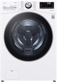 Front view of the LG WM4200HWA front load washer 