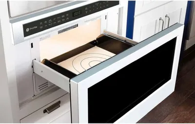 The GE Profile PWL1126SWSS microwave open