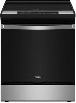 Front view of the Whirlpool WSIS5030RZ induction range 