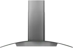 Front view of the Zephyr Ravenna series 42” island range hood