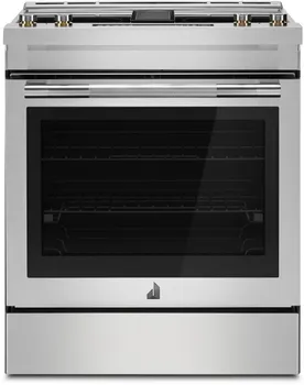 Front view of the JennAir JES1750ML range 