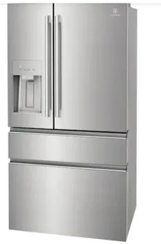 Front view of the Electrolux ERMC2295AS French door refrigerator 
