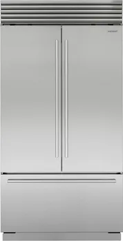 Front view of the Sub-Zero Classic Series French door refrigerator