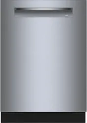 Front view of the Bosch 800 Series SHP78CP5N dishwasher 