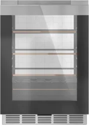 Front view of the Cafe CCR06BM2PS5 beverage center