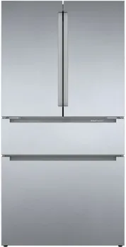 Front view of the Bosch 800 Series B36CL80ENS refrigerator 