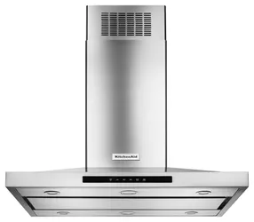 Front view of the KitchenAid KVIB602DSS range hood 