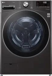 Front view of the LG WM4200HBA front load washer 