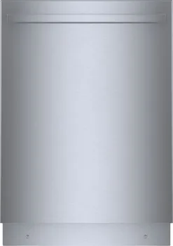 Front view of the Bosch 800 Series SHX78B75UC dishwasher 