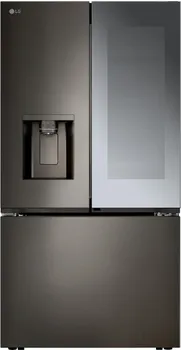 Front view of the LG LRYKC2606D counter depth refrigerator