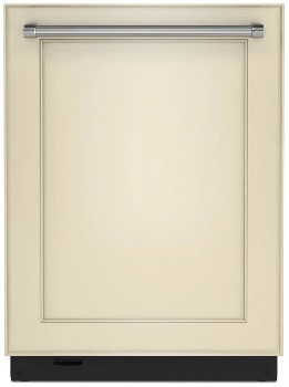 Front view of the KitchenAid KDTM704LPA dishwasher 