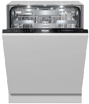 Front view of the Miele G 7596 SCVi dishwasher 