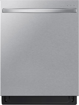 Front view of the Samsung DW80B7071US dishwasher 
