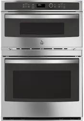 Front view of the GE JT3800SHSS microwave oven combo