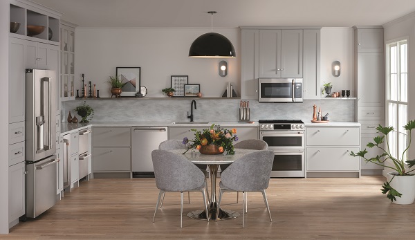 A modern kitchen featuring Café appliances 