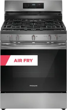 Front view of the Frigidaire FCRG3083AS range 
