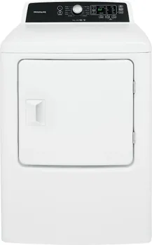 Front view of the Frigidaire FFRE4120SW dryer 