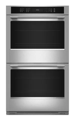 Front view of the KitchenAid KOED530SPS double oven 