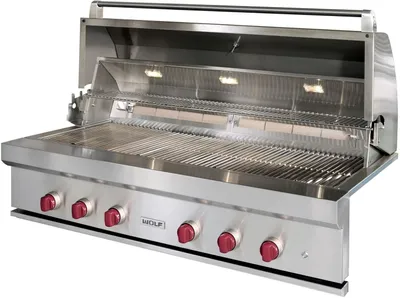 Front view of the Wolf OG54 grill 