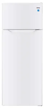 Front view of the Danby DPF074B2WDB-6 compact refrigerator 