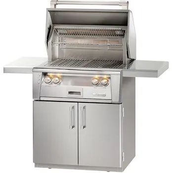 Front view of the Alfresco ALXE-30SZC-LP grill 