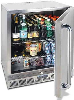 Front view of the Alfresco URS-1XE outdoor refrigerator