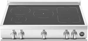 Overhead view of the Bertazzoni MAST365IRTXT rangetop