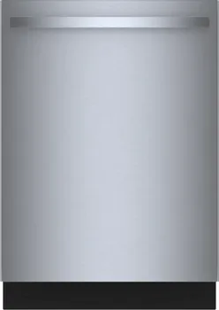 Front view of the Bosch 800 Series SHX78DM5N dishwasher 