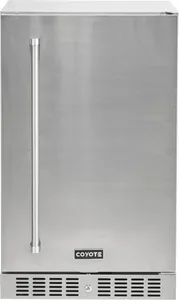 Front view of the Coyote C121R-S-L refrigerator 