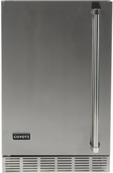 Front view of the Coyote CBIR-L outdoor refrigerator