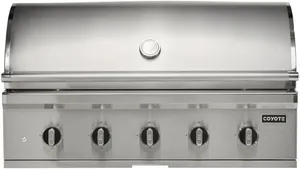 Front view of the Coyote CL-Series C3CL42LP grill 