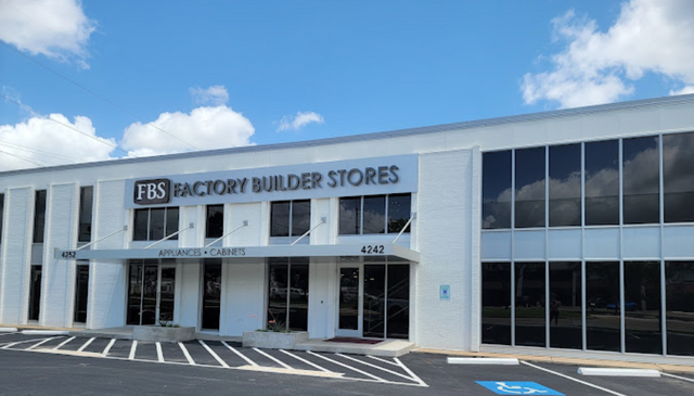front view of the FBS Houston galleria storefront