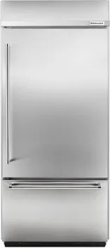 Front view of the KitchenAid KBBR306ESS refrigerator 