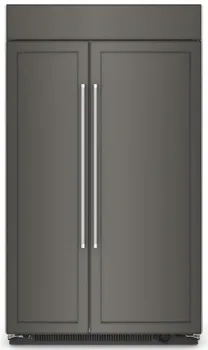 Front view of the KitchenAid KBSN708MPA refrigerator