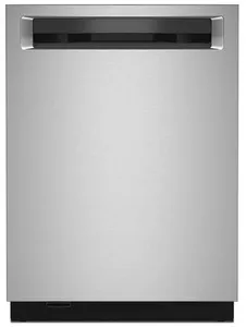 Front view of the KitchenAid KDPM604KPS dishwasher
