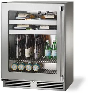Front view of the Perlick Signature Series HH24BO-4-3LL refrigerator 