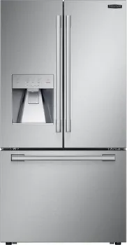 Front view of the Signature Kitchen Suite SKSFD3623SD refrigerator 