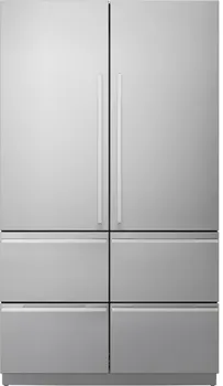 Front view of the Signature Kitchen Suite SKSFD4826MT refrigerator