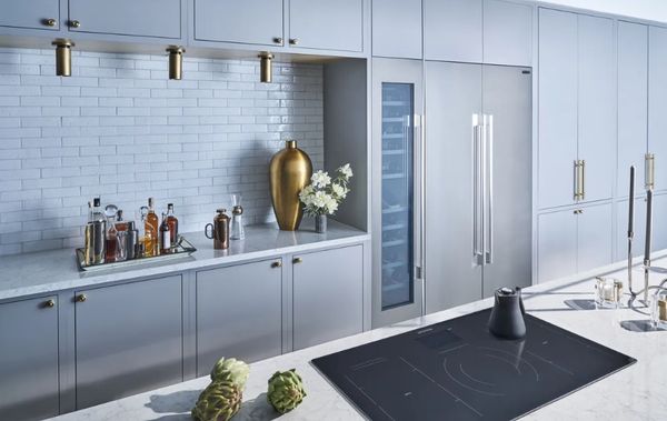A kitchen featuring Signature Kitchen Suite appliances