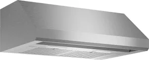 Front view of the Thermador Masterpiece HMWB30WS cabinet range hood